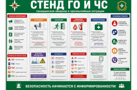 Стенд ГО и ЧС